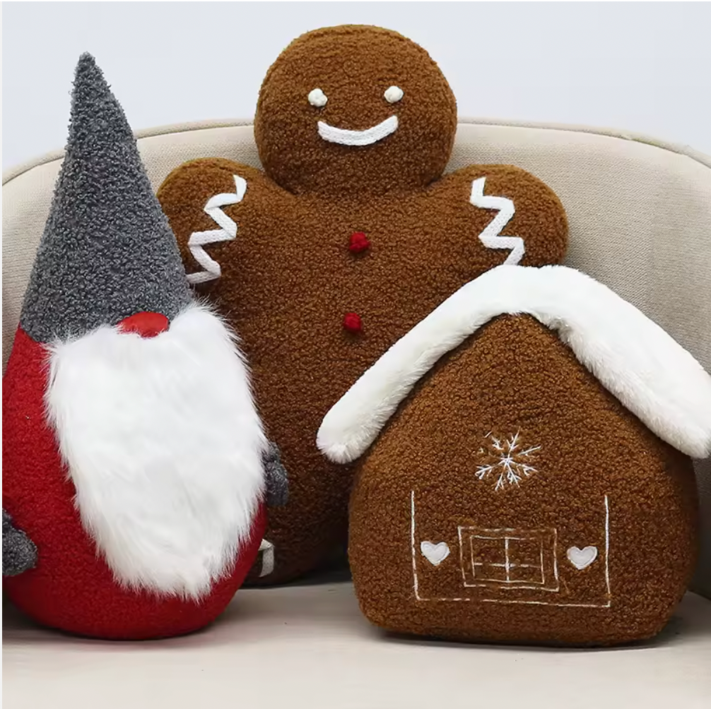 Gingerbread Decorative Pillows