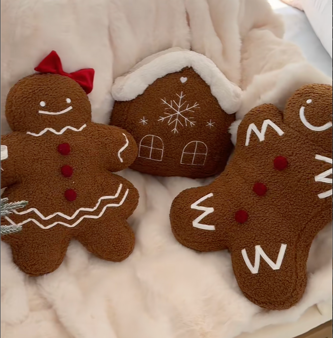 Gingerbread Decorative Pillows